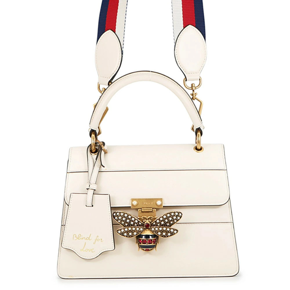 Gucci Queen Margaret Leather 2way Shoulder Bag Bee
